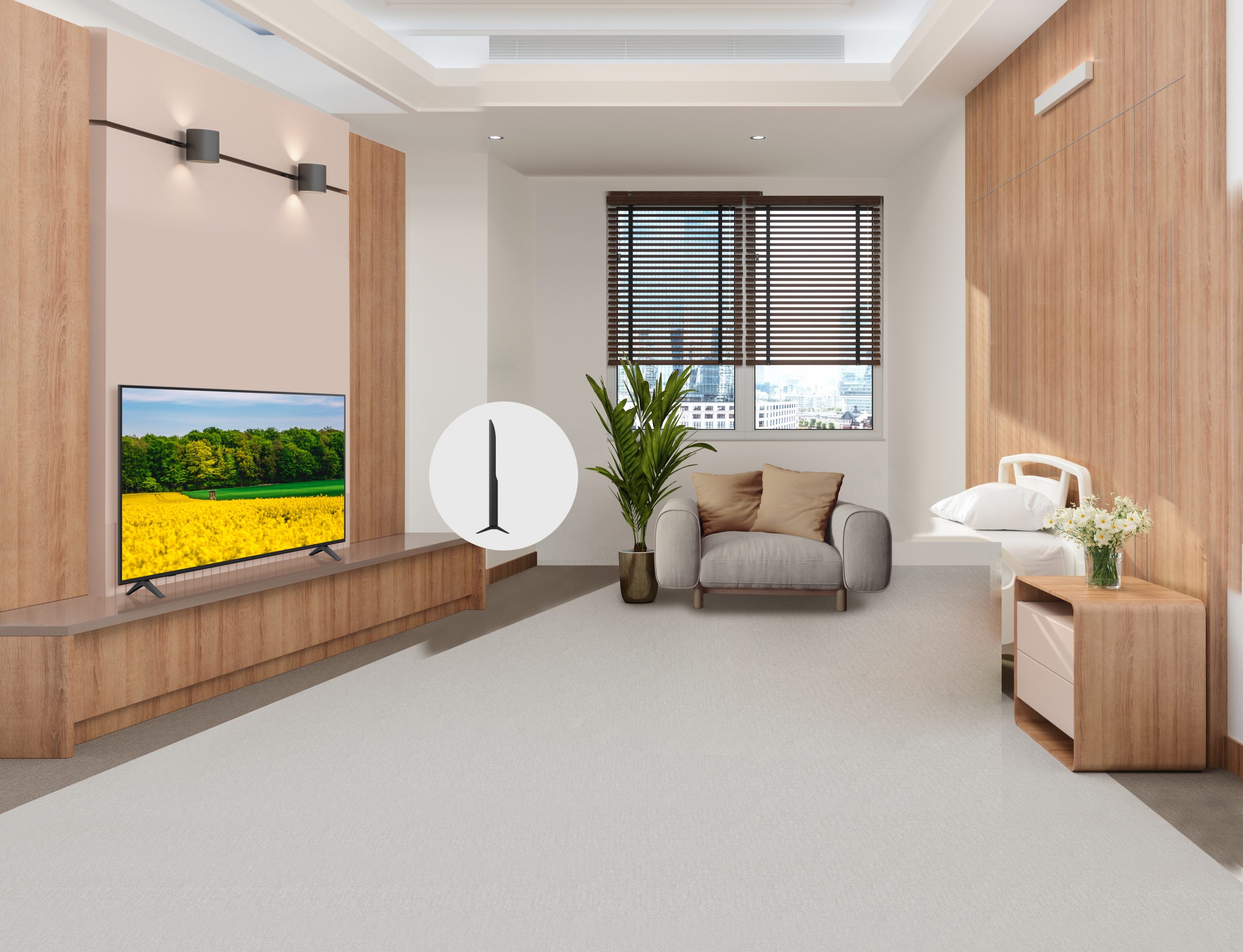 Profondità ridotta e look raffinato